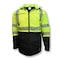 Radians Hi-Vis Rain Jacket, Ripstop, Class Type R Class 3 Hi-Vis Green, M SJ04-3SGR-M - alternate 4